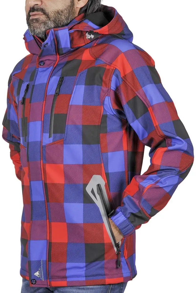 Peak Mountain Cina Softshell Jas - Zwart - M - afbeelding 6 van 6