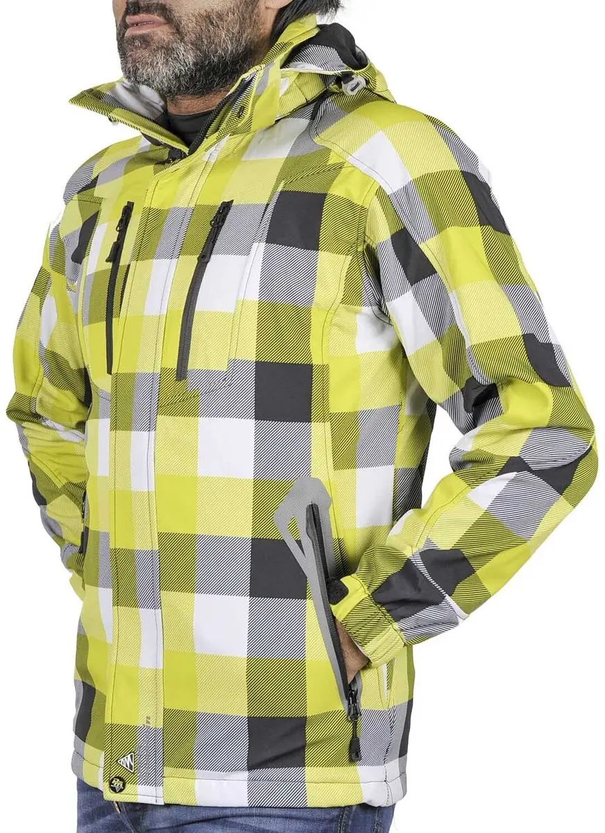 Peak Mountain Cina Softshell Jas - Zwart - M - afbeelding 3 van 6
