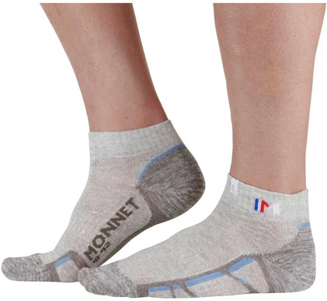 Monnet Trek Lin Basse Sokken - Grijs/Blauw - 41/42 - afbeelding 3 van 6