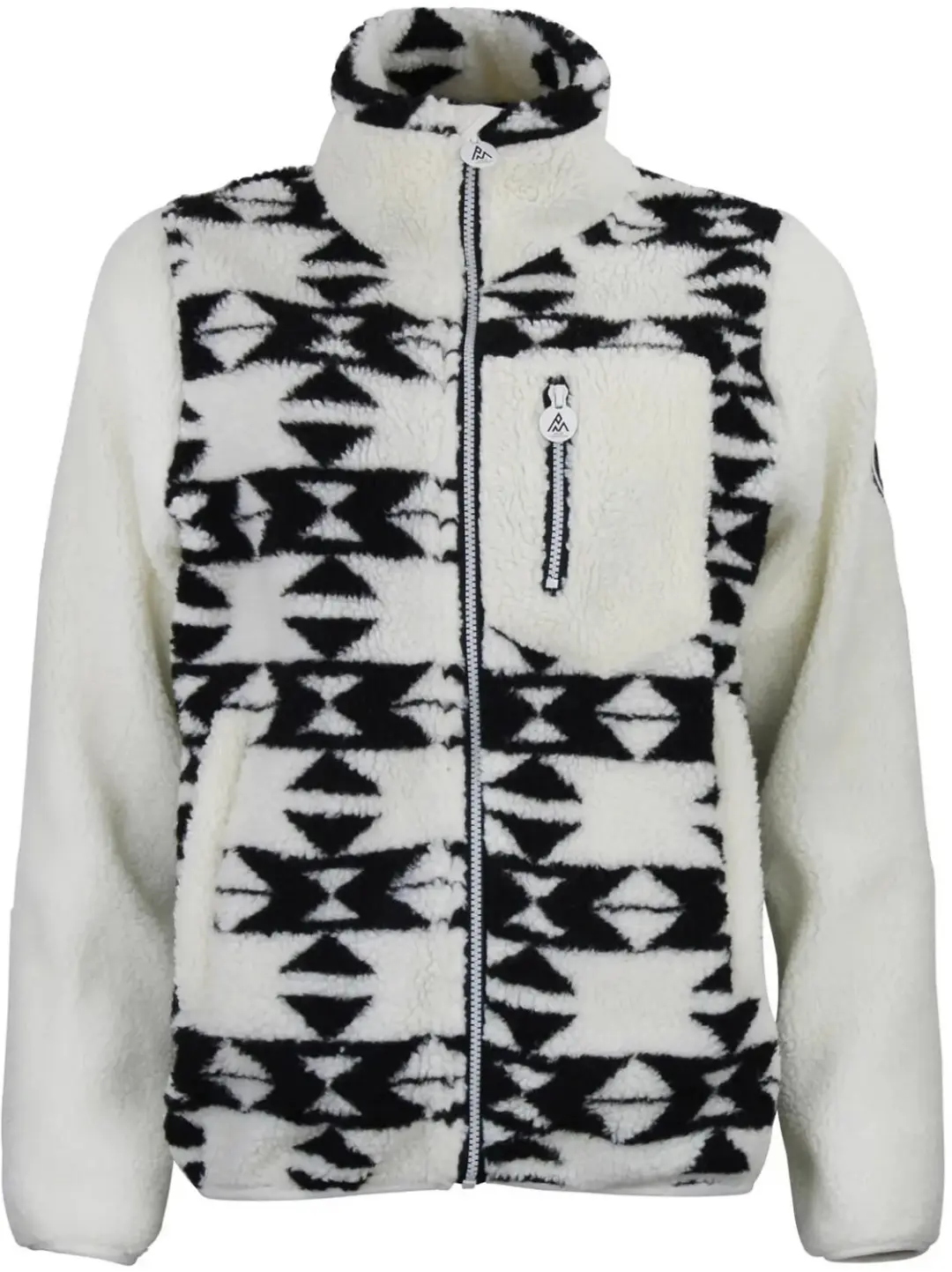 Peak Mountain Dames Sherpa Fleece 350G - Ecru - afbeelding 3 van 4
