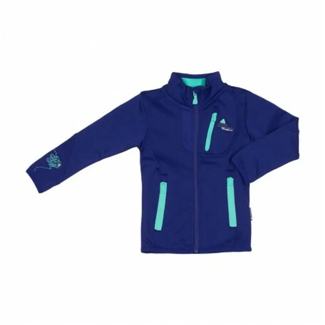 Peak Mountain Gaynur Meisjes Fleece Shell Sweatshirt - afbeelding 4 van 6