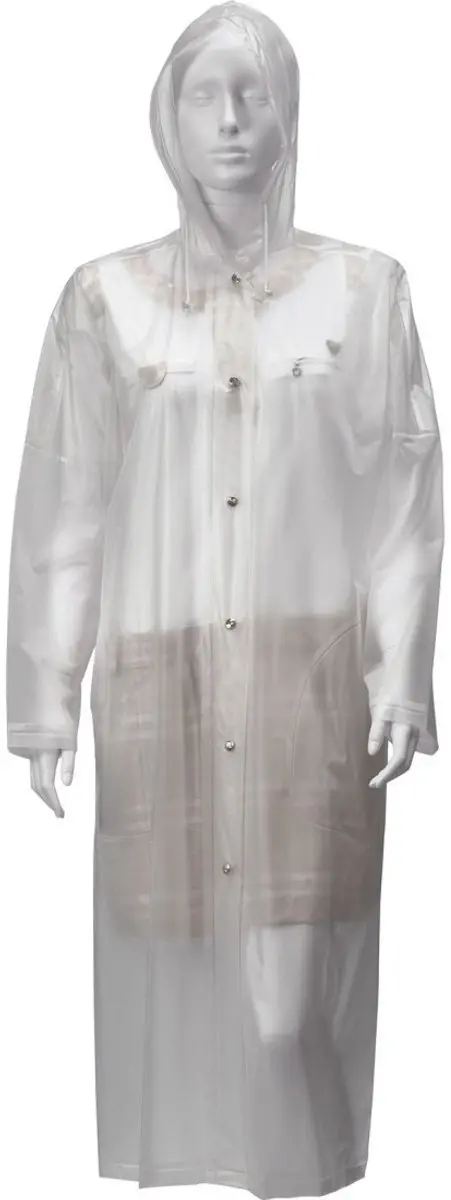 Pro-X Elements Fred Heren Regenjas - Transparant - S - afbeelding 4 van 4