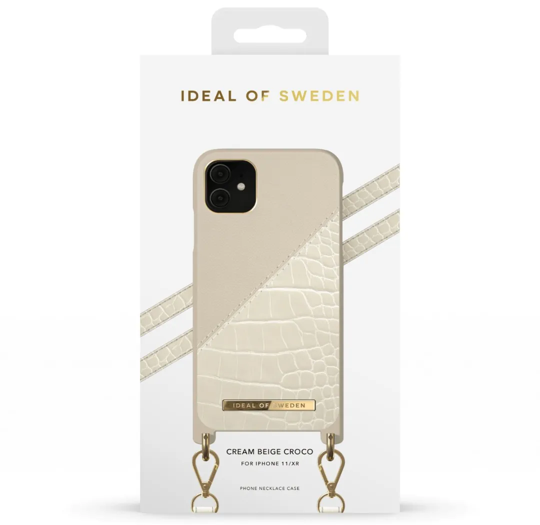 iDeal of Sweden iPhone Necklace Case - iPhone 11/XR - Crème Beige - afbeelding 3 van 3