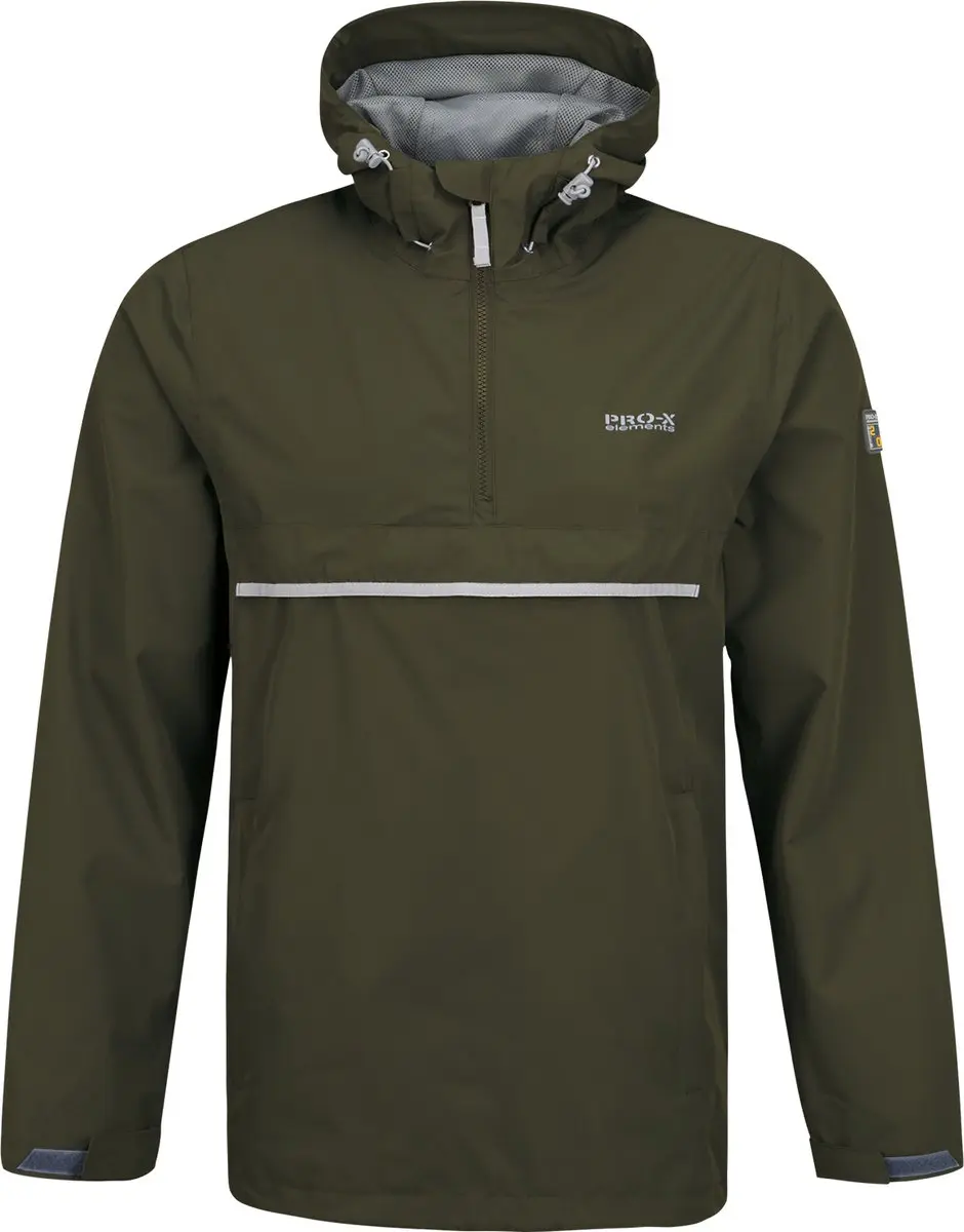 Dark Olive heren regenjas Dani van Pro-X Elements XL
