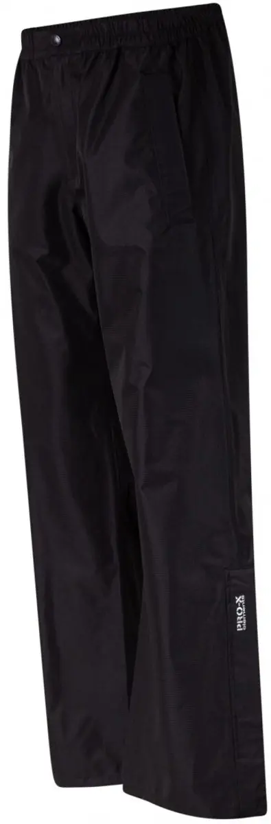 Zwarte extra korte dames regenbroek Majola van Pro-X Elements 5XL