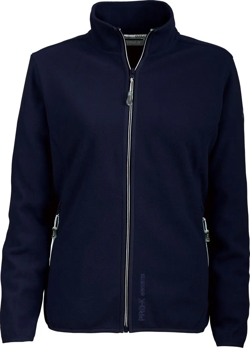 Pro-x Elements Fleecevest Britta Dames Polyester Navy Maat 36