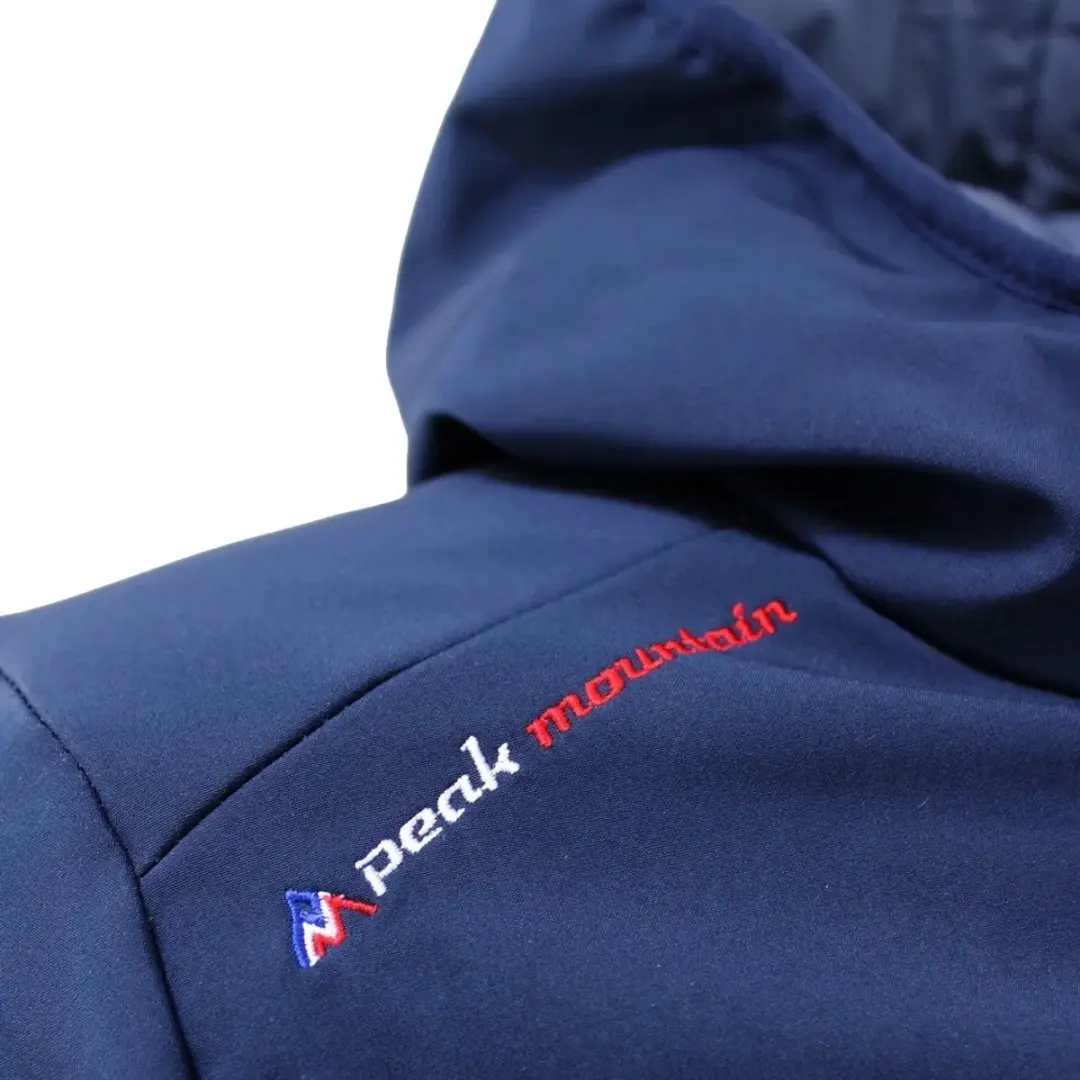 Peak Mountain Asario Omkeerbare Donsjack Parka Dames - Zwart - afbeelding 6 van 6