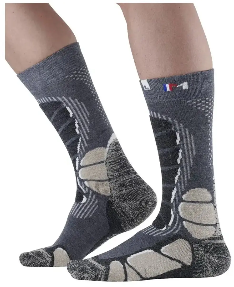 Monnet Trek Light Sokken - Grijs/Zwart/Beige - afbeelding 5 van 6