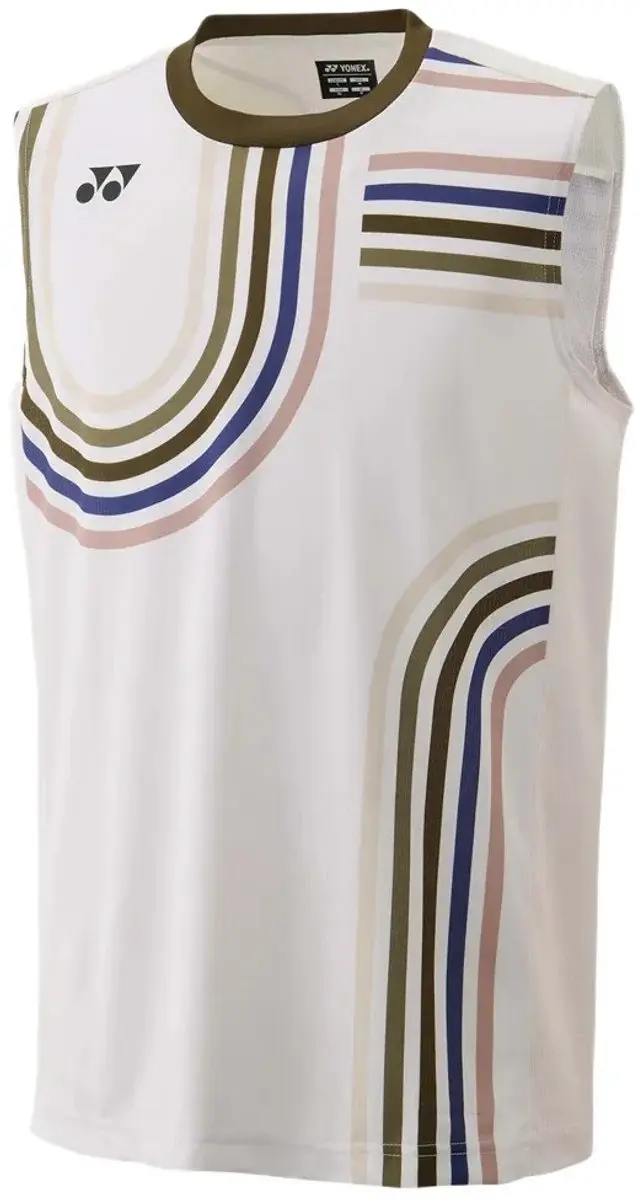 Yonex 10640ex Mouwloos T-shirt Beige M Man