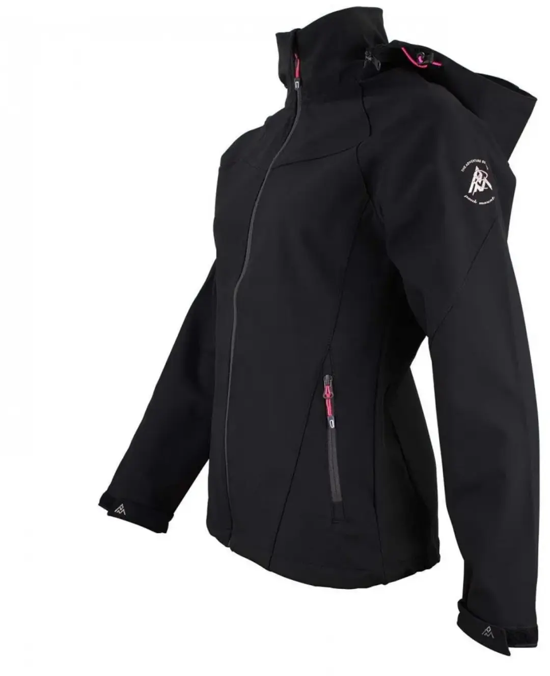 Peak Mountain Damesjas Softshell Acelsiorunn - Zwart - afbeelding 5 van 6