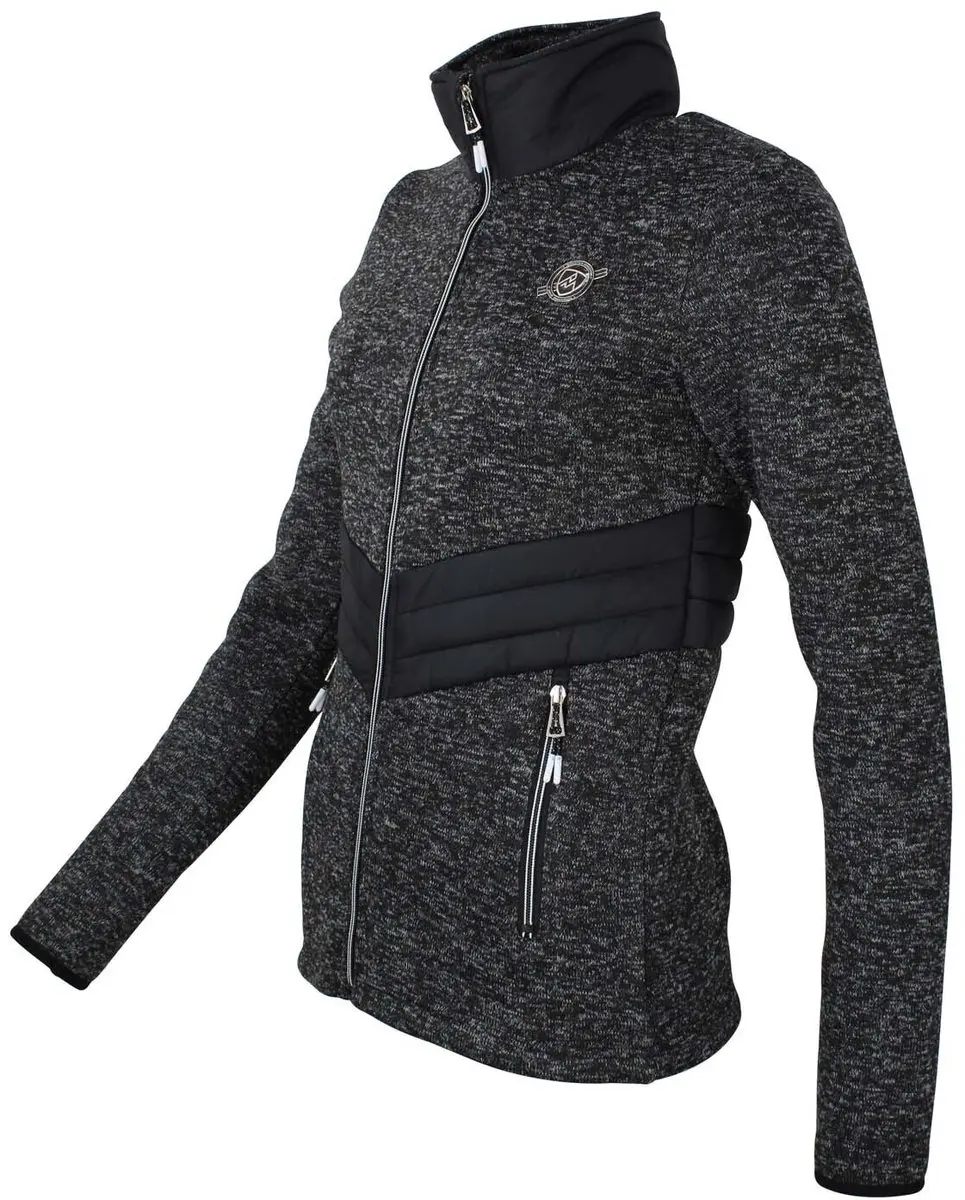 Peak Mountain Atormi Damesfleece - Zwart - afbeelding 3 van 6
