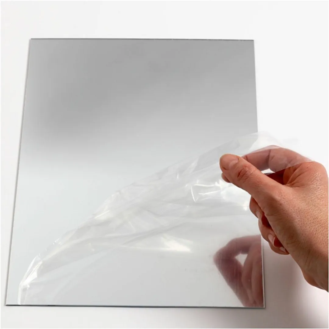 Creativ Company Creotime Kunststof Spiegel 29,5x21cm - Zilver