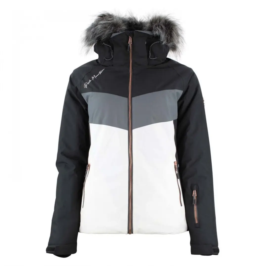 Peak Mountain Dames Ski Jas - 5000g - Rood - M - afbeelding 4 van 6