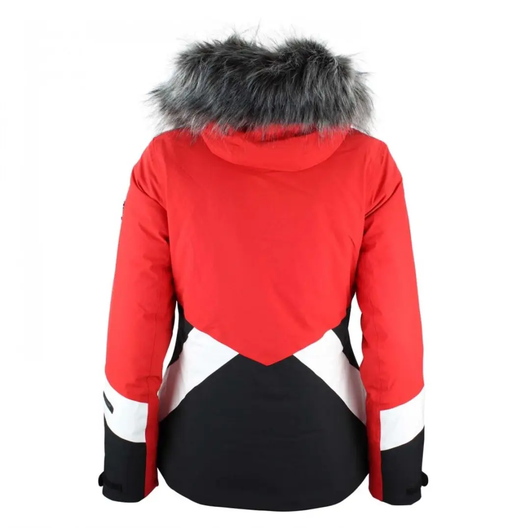 Peak Mountain Dames Ski Jas - 5000g - Rood - M - afbeelding 2 van 6