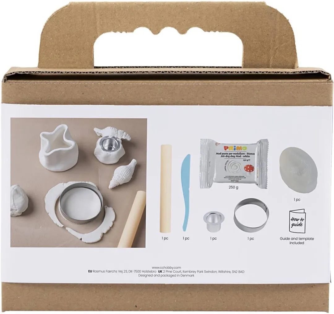 Creativ Company Mini Hobbyset Kandelaar Schelpen Boetseren