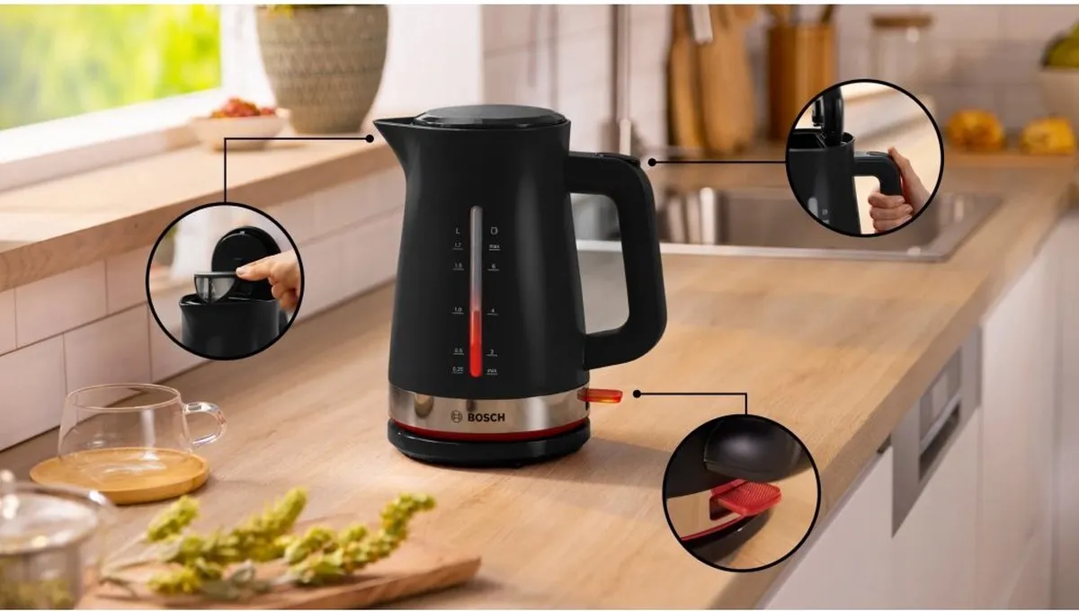 Bosch TWK4M223 MyMoment Waterkoker 1.7L 2400W - Blauw
