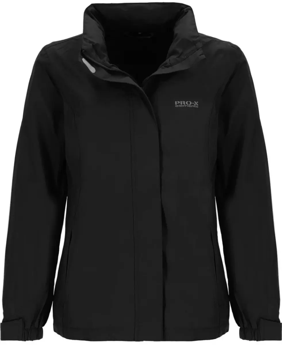 Pro-X Elements Eliza Opbergbare Regenjas Dames - Zwart - 38EU - afbeelding 5 van 5