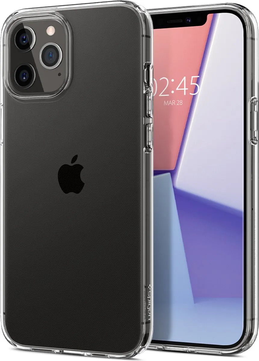 Spigen Liquid Crystal Air Cushion iPhone 12 Pro Max Hoesje - Transparant