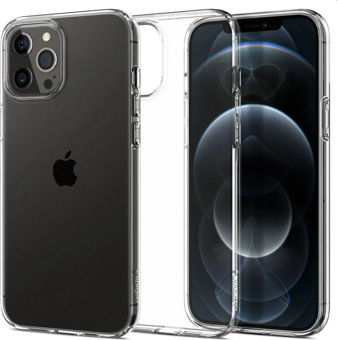 Spigen Liquid Crystal Air Cushion iPhone 12 Pro Max Hoesje - Transparant