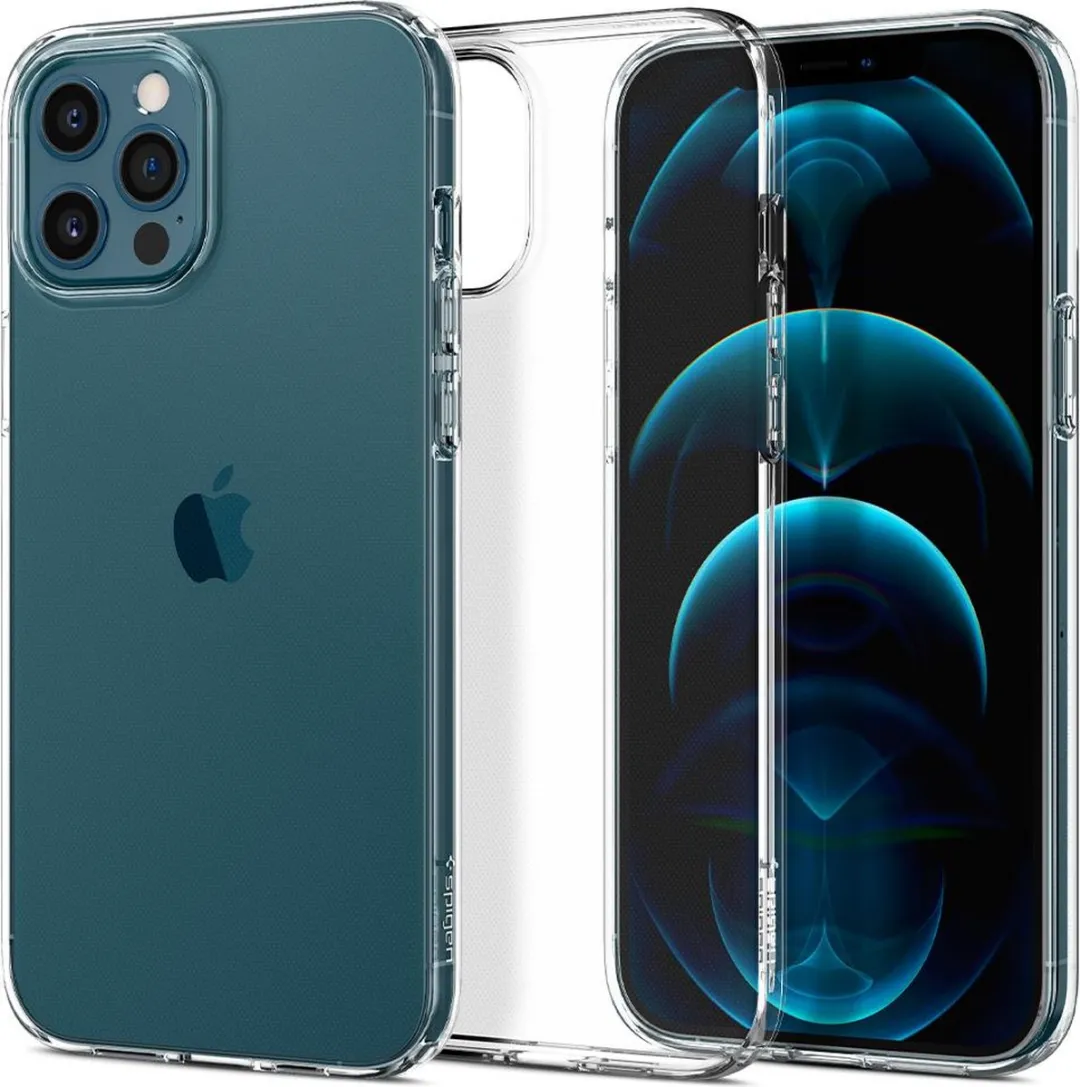 Spigen Liquid Crystal Air Cushion iPhone 12 Pro Max Hoesje - Transparant