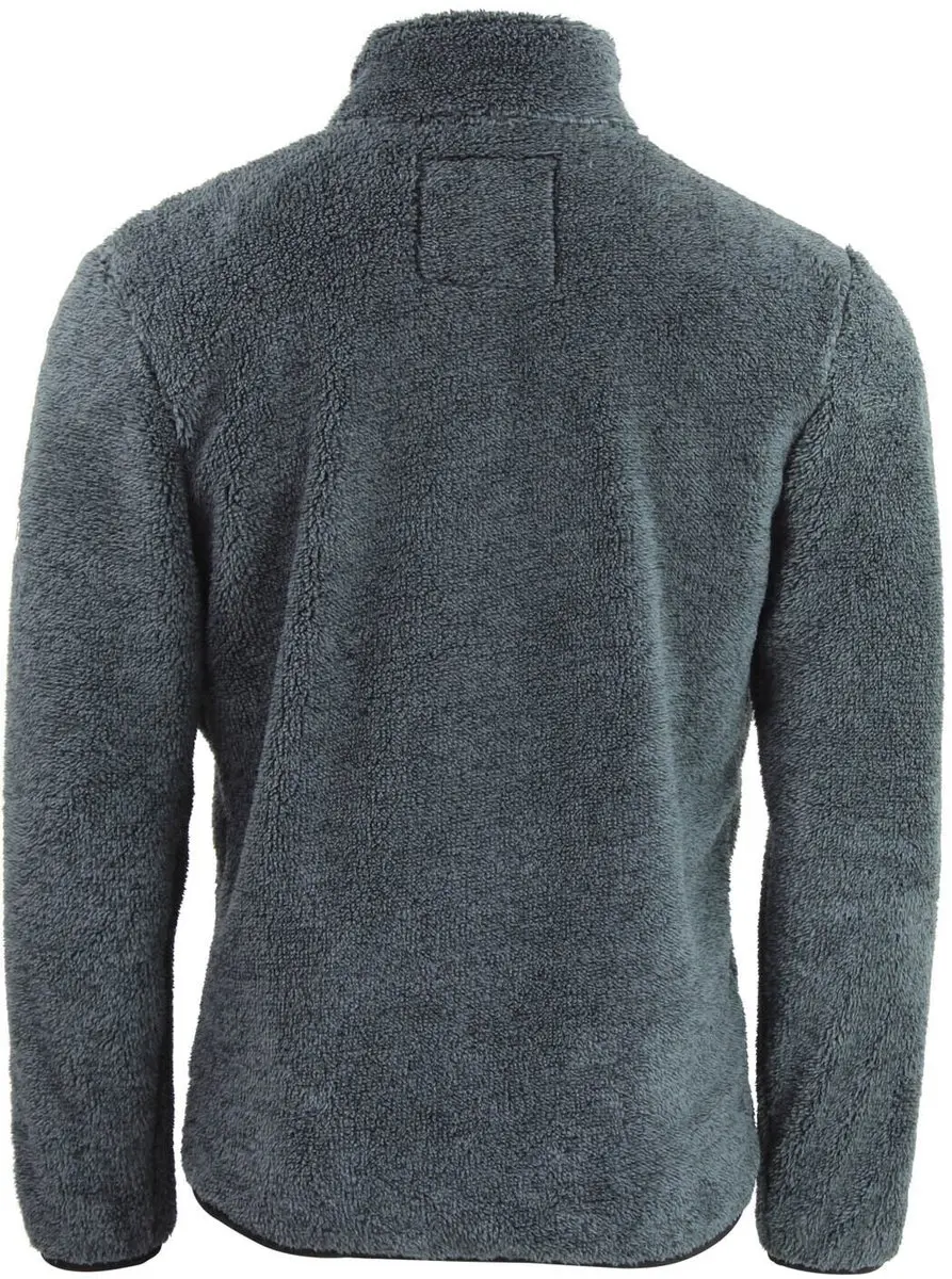 Peak Mountain Coral Sherpa Fleece - Antraciet - L - afbeelding 4 van 6