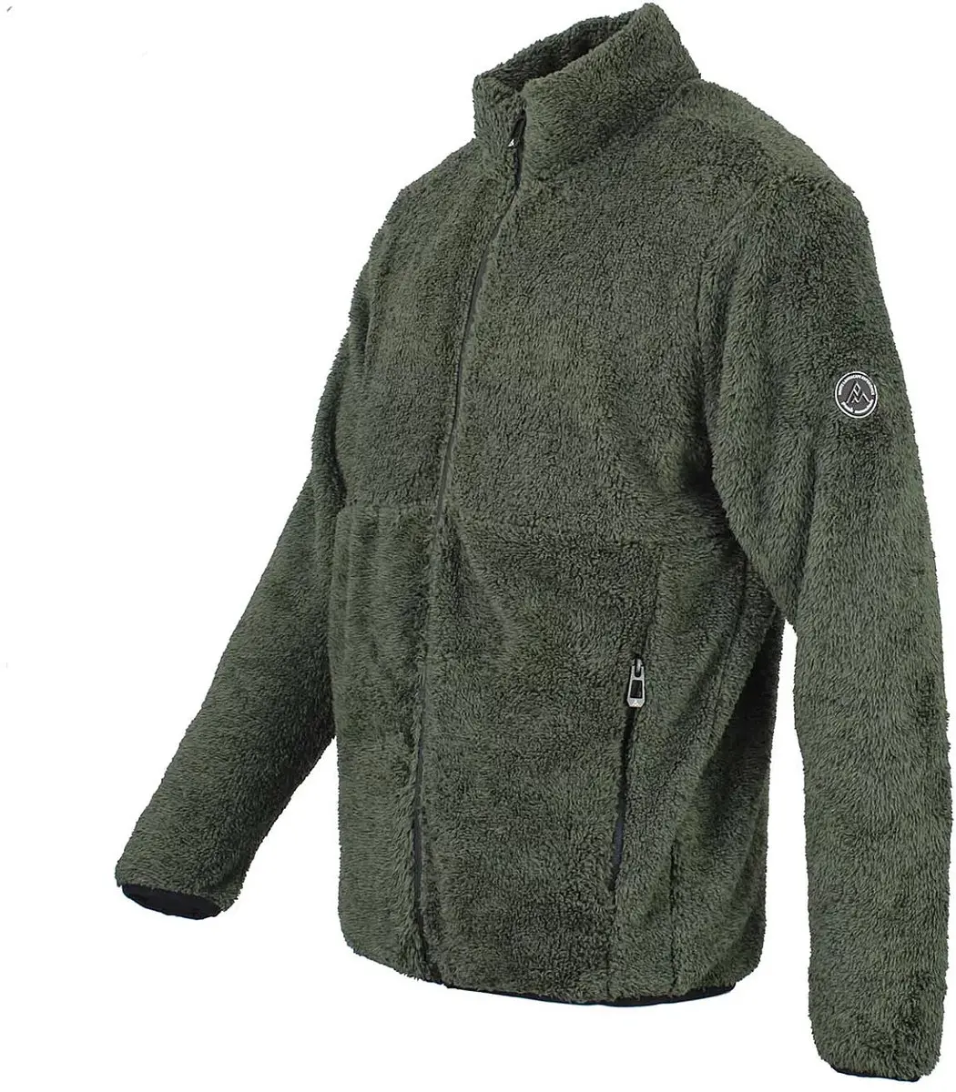 Peak Mountain Coral Sherpa Fleece - Antraciet - L - afbeelding 6 van 6
