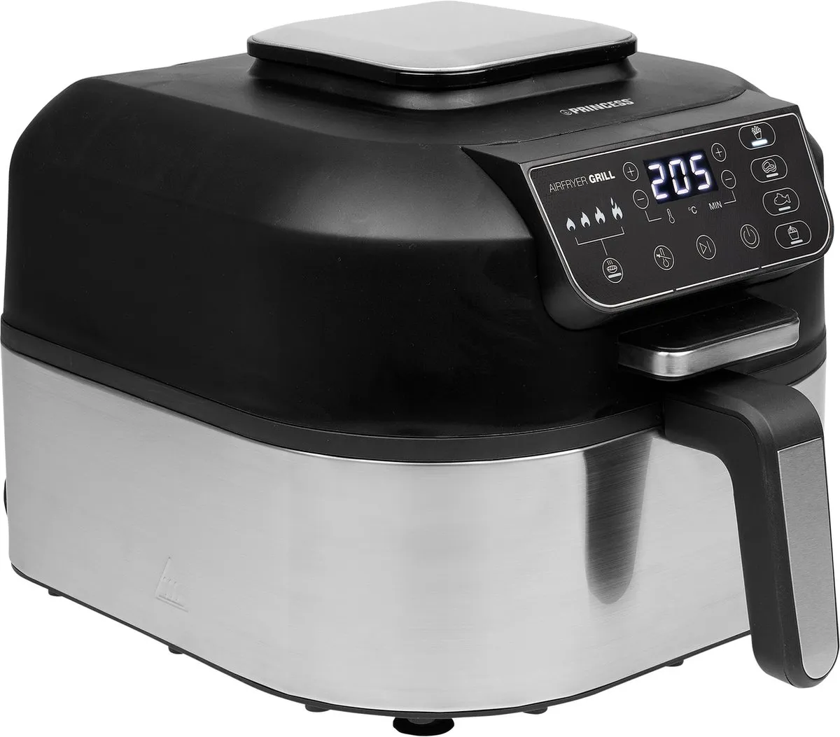 Princess Airfryer Grill XXL 182092 - 2-in-1 Grill & Friteuse 1760W - 5.6L - Zwart