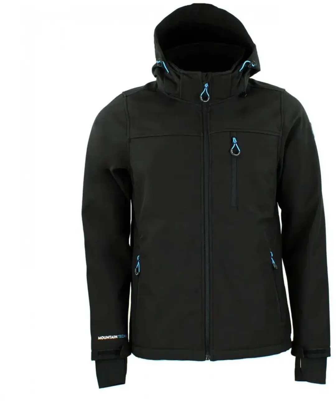 Peak Mountain Softshell Jas - Zwart - afbeelding 3 van 6