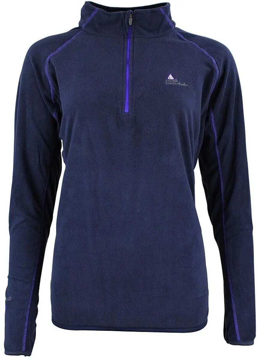 Peak Mountain Fafine Microfleece Sweatshirt Meisjes - Zwart - afbeelding 3 van 6