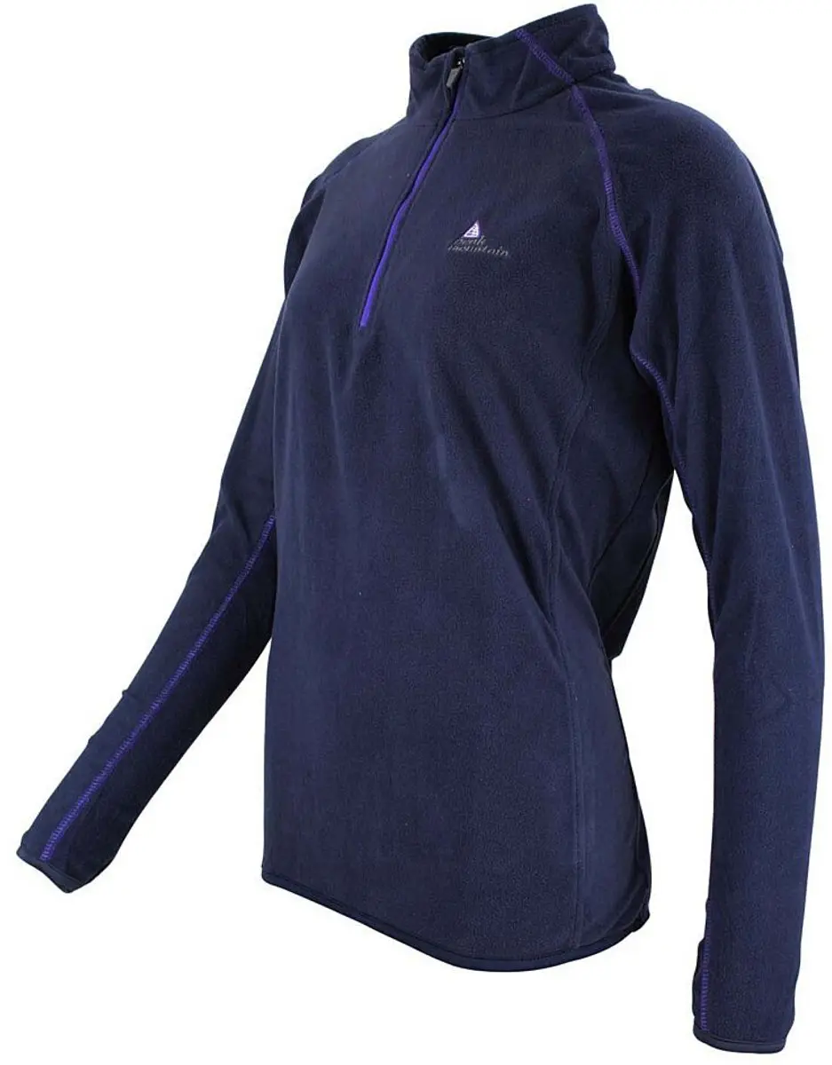 Peak Mountain Fafine Microfleece Sweatshirt Meisjes - Zwart - afbeelding 4 van 6