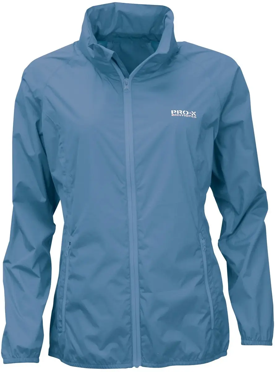 Coronet blue lichtgewicht dames regenjas Packable van Pro-X Elements L
