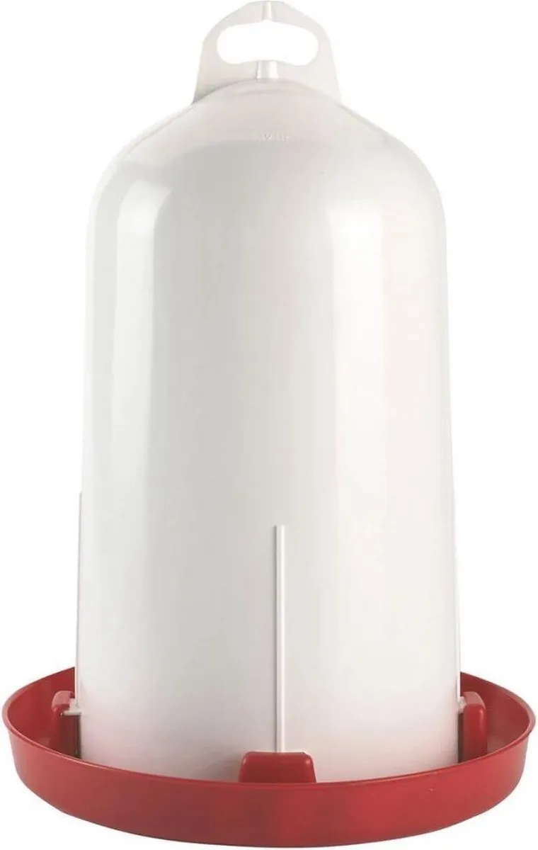 Kerbl Dubbelwandige Drinkbak Pluimvee 12L Wit