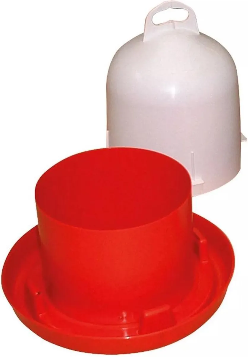 Kerbl Dubbelwandige Drinkbak Pluimvee 12L Wit