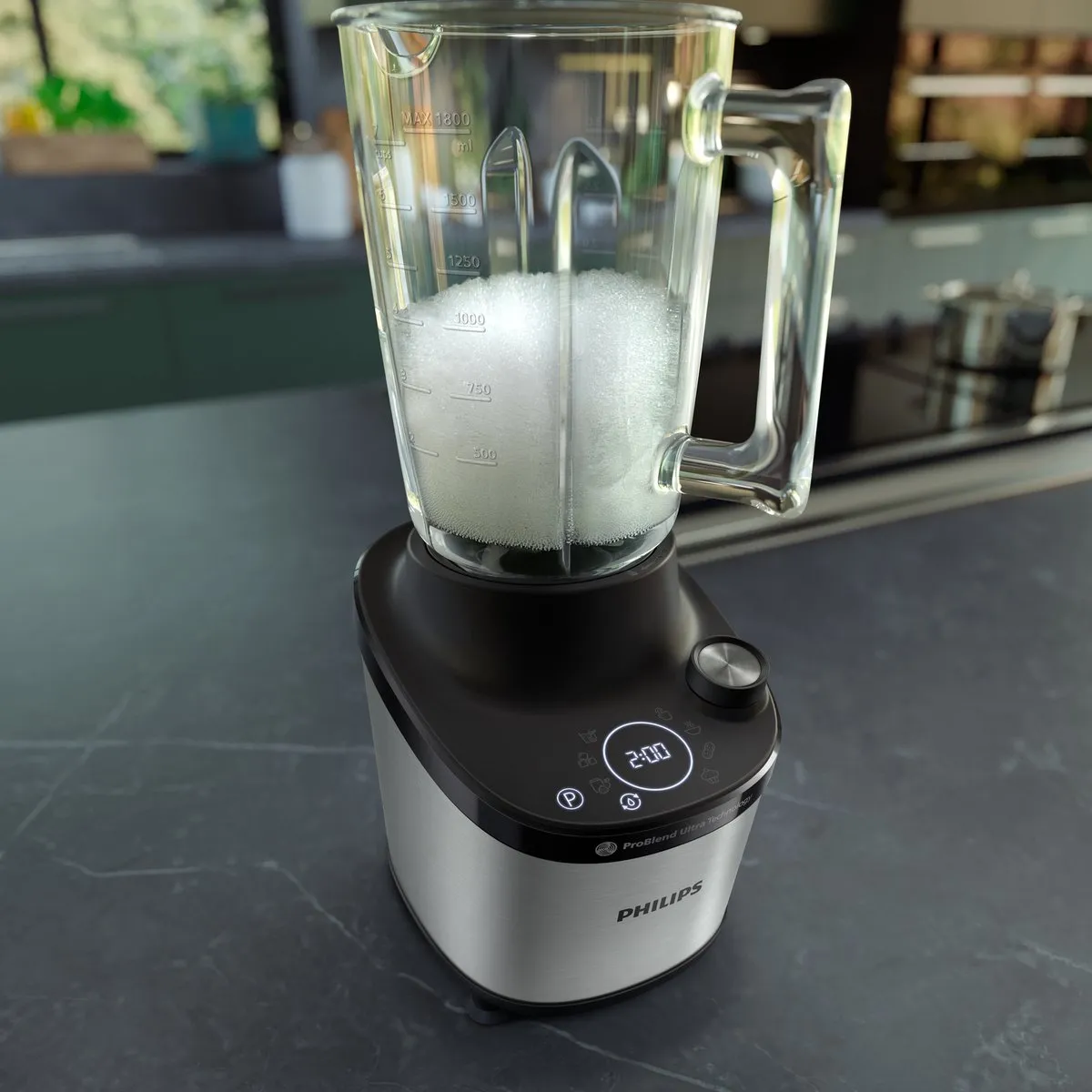 Philips HR3760/00 Blender 1500W - 1.8L Glas - 12 Snelheden - Zwart - afbeelding 6 van 6