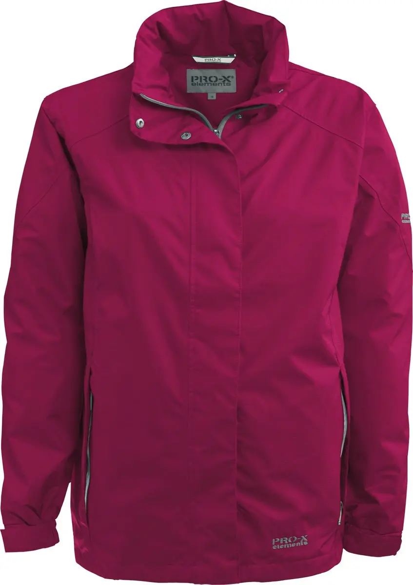 Regenjas Carry Berry Pro-X Elements - Dames - PXE PRO - 10000mm waterdicht - 5000gr/24u ademend - Winddicht - kap in kraag - afbeelding 6 van 6