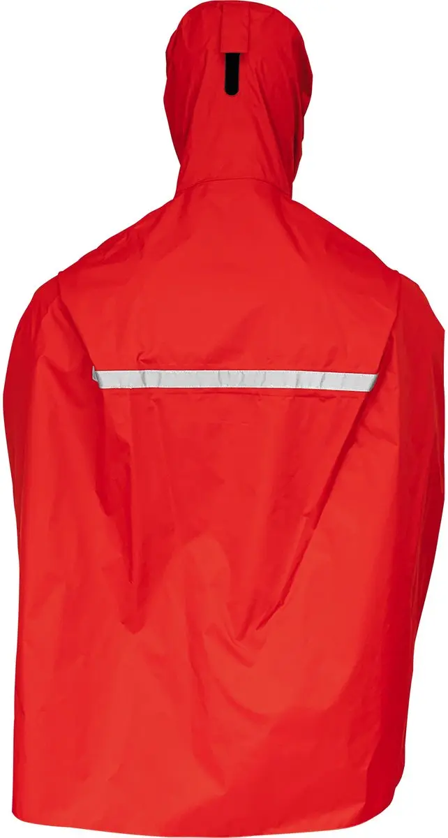 Pro-X Elements Pasino Regenponcho Kinderen - Rood - 152 - afbeelding 2 van 2