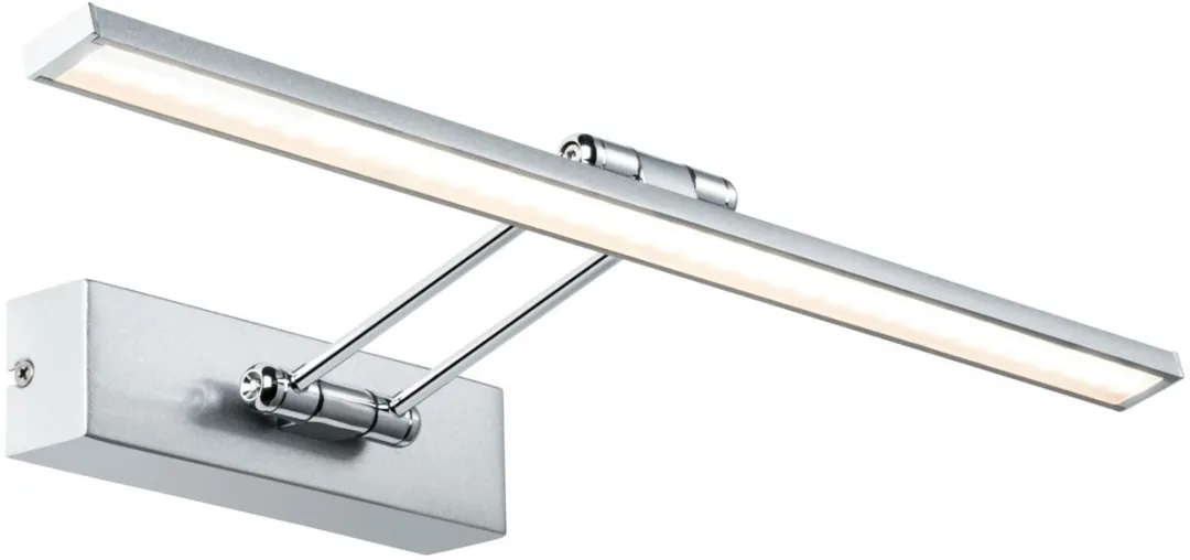 Paulmann Galeria LED Schilderijlamp Beam 2700K 580lm - Nikkel geborsteld, Chroom