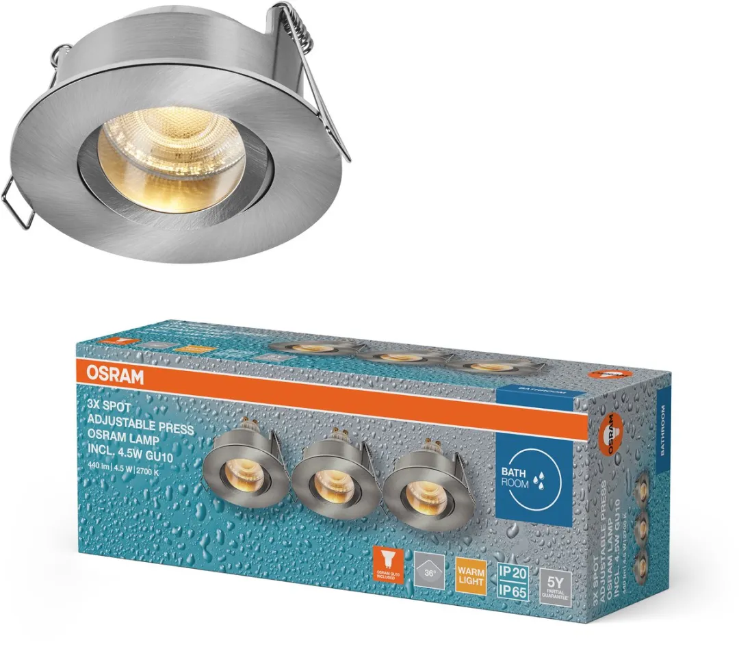 Osram Spot Set LED Inbouwspot IP65 4,5W