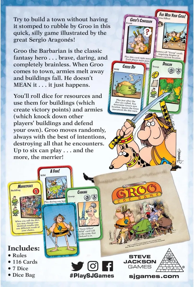 Steve Jackson Games Groo The Game Kaartspel - 3-6 Spelers