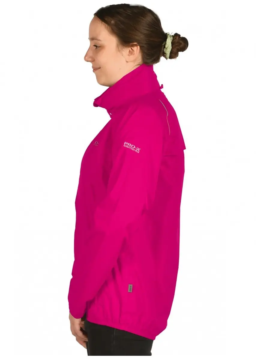 Pro-X Elements Packable Dames Regenjas - Roze - 4XL - afbeelding 5 van 6