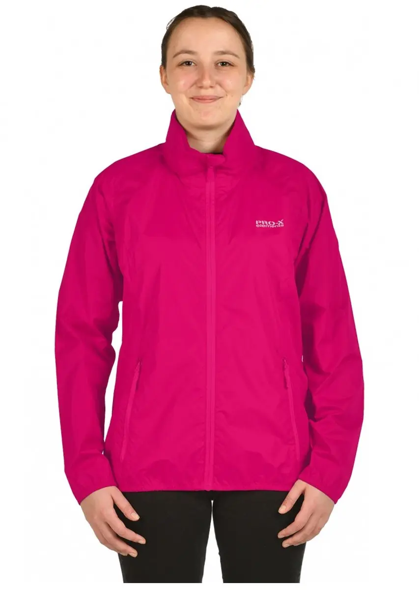 Pro-X Elements Packable Dames Regenjas - Roze - 4XL - afbeelding 3 van 6