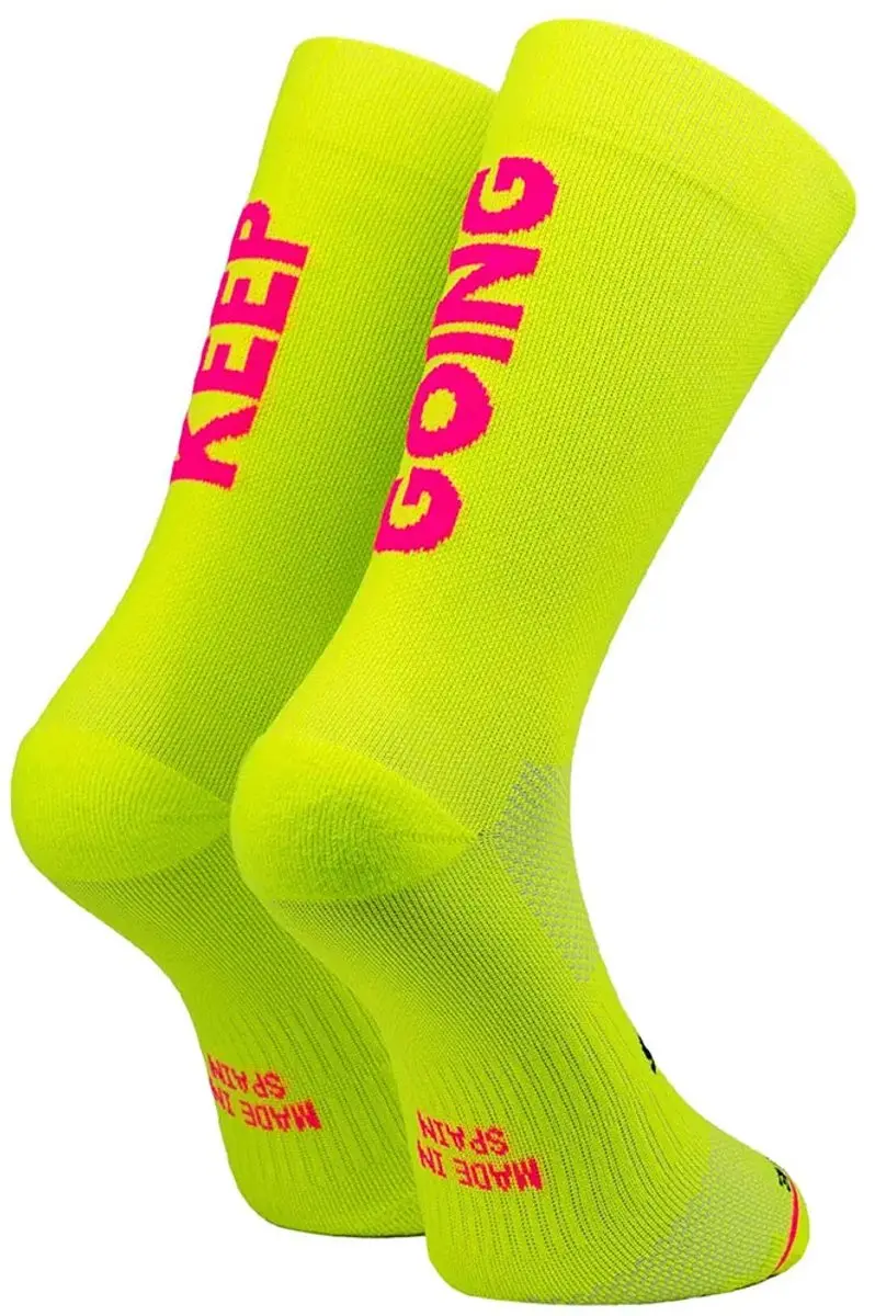 Sporcks Keep Going Hardloopsokken - Yellow/Purple - afbeelding 4 van 6