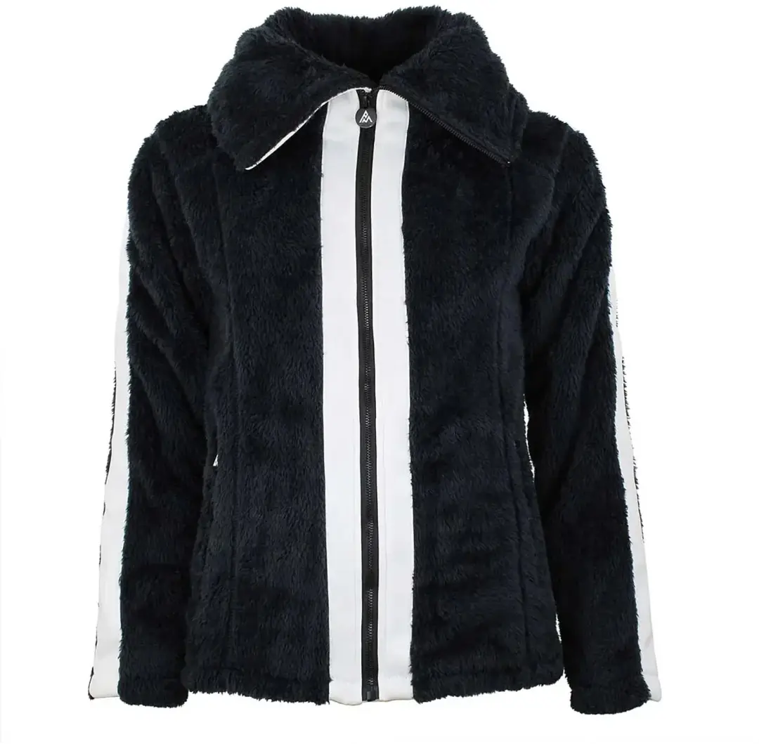 Peak Mountain Damesfleece Areva - Zwart - S - afbeelding 3 van 6