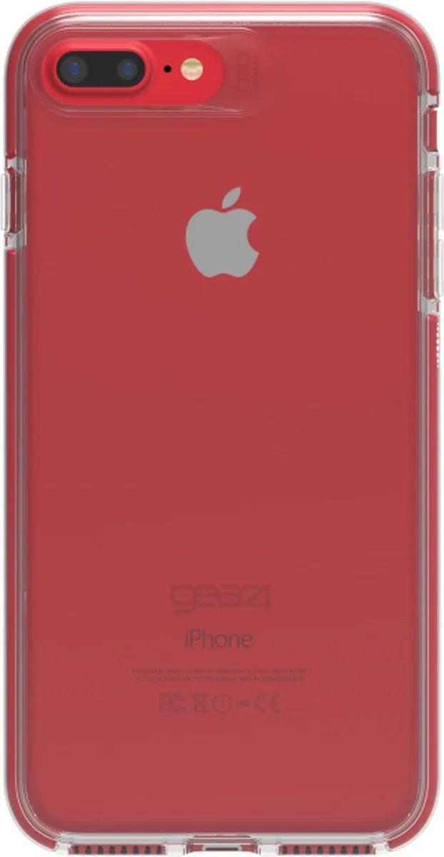 Gear4 D3O Piccadilly iPhone 7 Plus 8 Plus hoesje - Red case