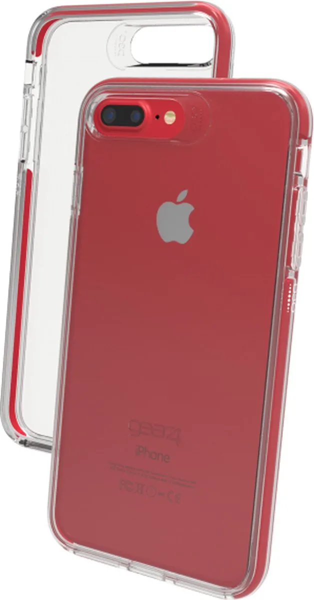 Gear4 D3O Piccadilly iPhone 7 Plus 8 Plus hoesje - Red case