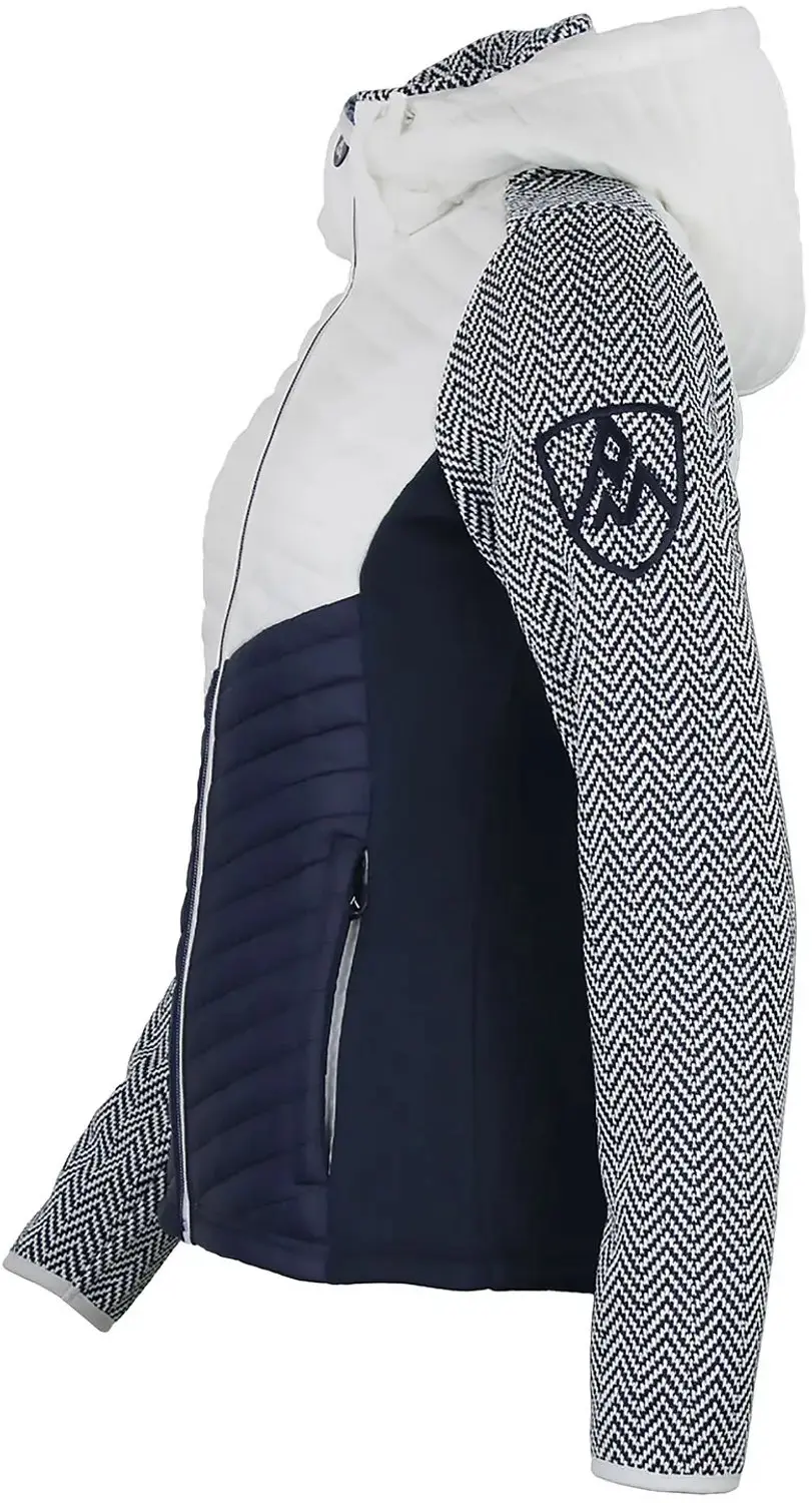 Peak Mountain Amir Vrouwen Fleecejack - Wit/Marine - afbeelding 4 van 4