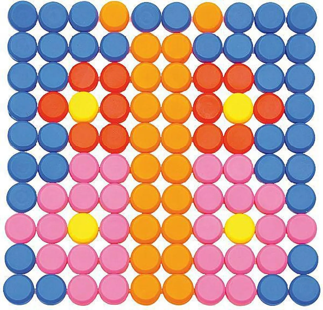 Eduplay Knopplaten 1010 Stuks - Ø1.5cm - Multicolor