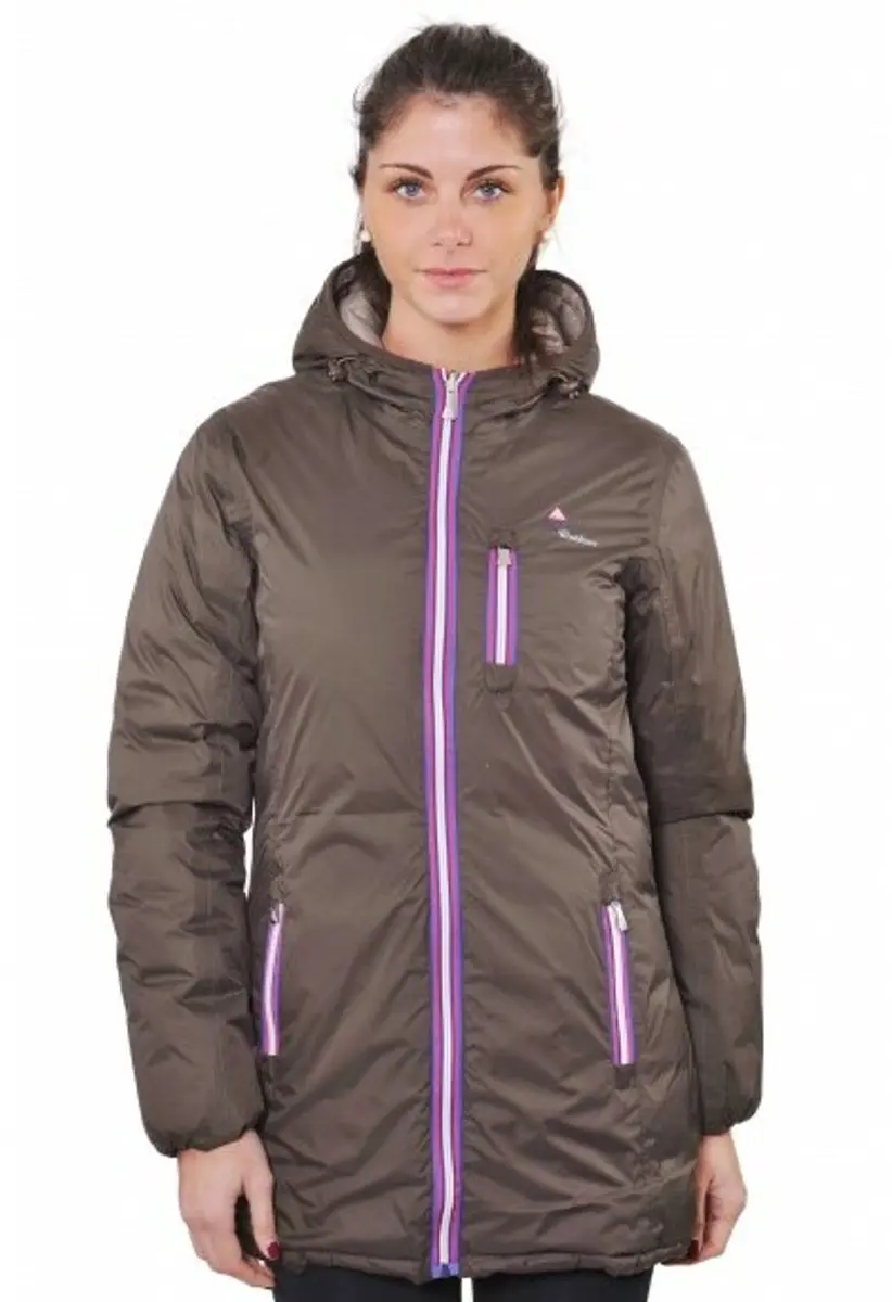 Peak Mountain Awill Reversible Skijack Dames - Beige - afbeelding 2 van 6