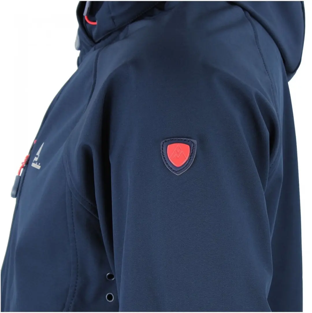 Peak Mountain Cluny Softshell Jack met Mesh Voering - Marine - afbeelding 2 van 6