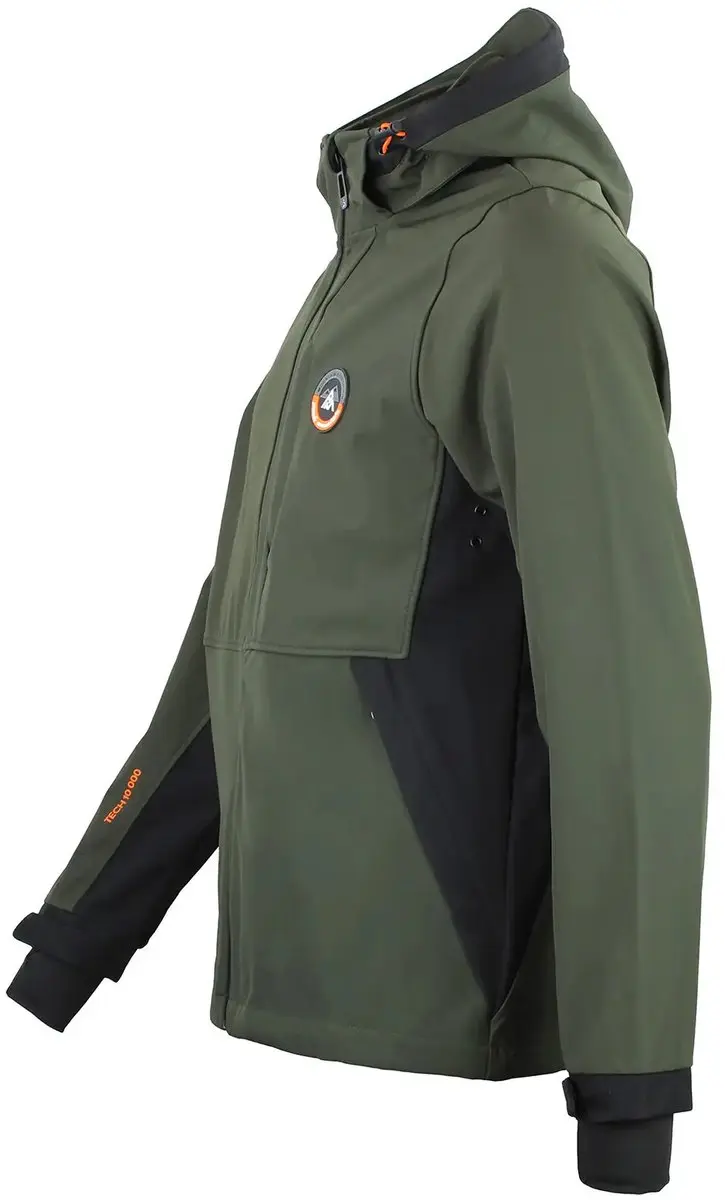 Peak Mountain Cafe Softshell Jack met Mesh Voering - afbeelding 5 van 6